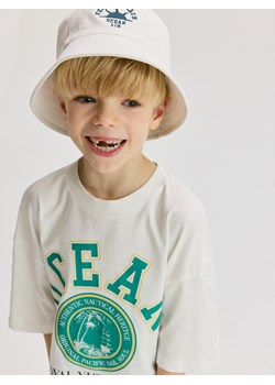 Reserved - Bawełniany bucket hat - złamana biel ze sklepu Reserved w kategorii Czapki dziecięce - zdjęcie 186386435