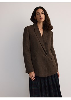 Reserved - Melanżowa marynarka z wełną - wielobarwny ze sklepu Reserved w kategorii Marynarki damskie - zdjęcie 186387187