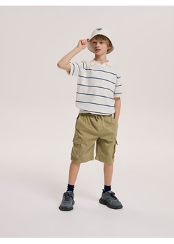 Reserved - Bawełniany bucket hat - złamana biel ze sklepu Reserved w kategorii Czapki dziecięce - zdjęcie 186387199