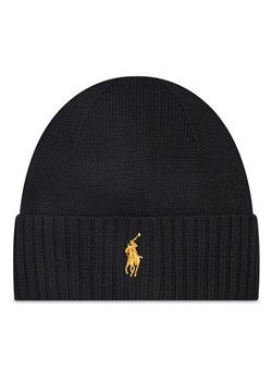 Czapka Polo Ralph Lauren 710886137008 Czarny ze sklepu eobuwie.pl w kategorii Czapki zimowe damskie - zdjęcie 186387318