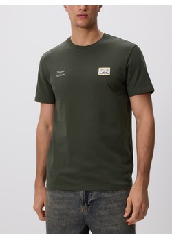 Reserved - T-shirt regular z haftem - jasny zielony ze sklepu Reserved w kategorii T-shirty męskie - zdjęcie 186388137