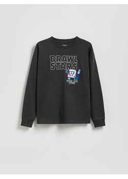 Reserved - Longsleeve Brawl Stars - czarny ze sklepu Reserved w kategorii T-shirty chłopięce - zdjęcie 186388287
