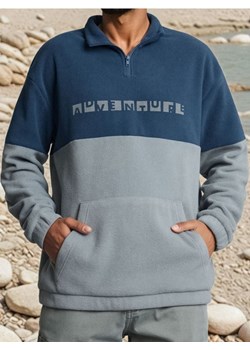 Sinsay - Bluza polarowa - niebieski ze sklepu Sinsay w kategorii Bluzy męskie - zdjęcie 186389199