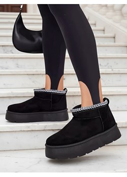 Royalfashion Krótkie buty a'la śniegowce damskie Xoalla ze sklepu royalfashion.pl w kategorii Śniegowce damskie - zdjęcie 186389918