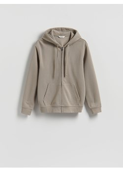 Reserved - Bluza regular z kapturem - brązowy ze sklepu Reserved w kategorii Bluzy męskie - zdjęcie 186390419