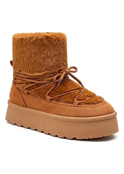 Foreverfolie Botki zimowe w kolorze karmelowym ze sklepu Limango Polska w kategorii Śniegowce damskie - zdjęcie 186391456