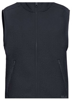 Jack Wolfskin Kamizelka polarowa "High Curl" w kolorze granatowym ze sklepu Limango Polska w kategorii Kamizelki damskie - zdjęcie 186391905