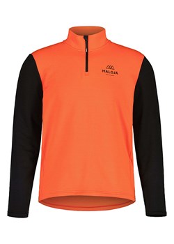 Maloja Koszulka funkcyjna &quot;CesarM.&quot; w kolorze czarno-pomarańczowym ze sklepu Limango Polska w kategorii T-shirty męskie - zdjęcie 186392128