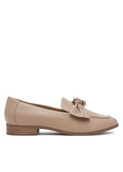 Loafersy Clara Barson WYL3674-7 Beżowy ze sklepu eobuwie.pl w kategorii Lordsy damskie - zdjęcie 186393485