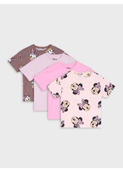 Sinsay - Koszulki 3 pack Minnie Mouse - kremowy ze sklepu Sinsay w kategorii Bluzki dziewczęce - zdjęcie 186398777