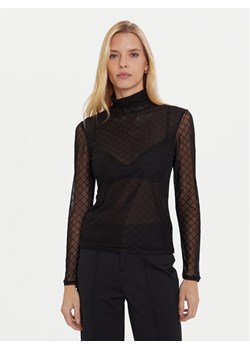 Morgan Bluzka 252-TMESH Czarny Slim Fit ze sklepu MODIVO w kategorii Bluzki damskie - zdjęcie 186399086