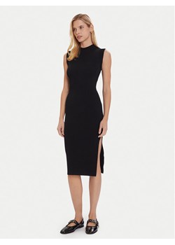 Morgan Sukienka dzianinowa 252-RMLISEA Czarny Slim Fit ze sklepu MODIVO w kategorii Sukienki - zdjęcie 186399087
