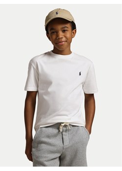 Polo Ralph Lauren T-Shirt Ss Cn 323832904035 Biały Regular Fit ze sklepu MODIVO w kategorii T-shirty chłopięce - zdjęcie 186399148