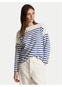 Polo Ralph Lauren Bluzka 211891523001 Écru Regular Fit ze sklepu MODIVO w kategorii Bluzki damskie - zdjęcie 186399166