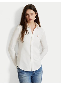 Polo Ralph Lauren Koszula Heidi 211664427003 Biały Slim Fit ze sklepu MODIVO w kategorii Koszule damskie - zdjęcie 186399175