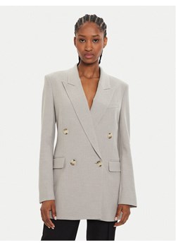 Boss Marynarka Jaleto3 50528696 Szary Regular Fit ze sklepu MODIVO w kategorii Marynarki damskie - zdjęcie 186399179