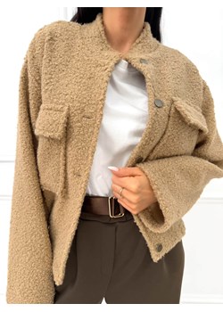 Brązowa Kurteczka Teddy ze sklepu ModnaKiecka.pl w kategorii Kurtki damskie - zdjęcie 186400107
