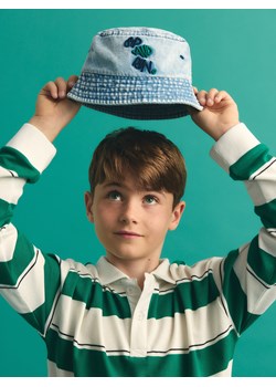 Reserved - Jeansowy bucket hat - granatowy ze sklepu Reserved w kategorii Czapki dziecięce - zdjęcie 186401658
