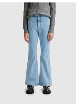 Reserved - Jeansy flare high waist - niebieski ze sklepu Reserved w kategorii Spodnie dziewczęce - zdjęcie 186402046