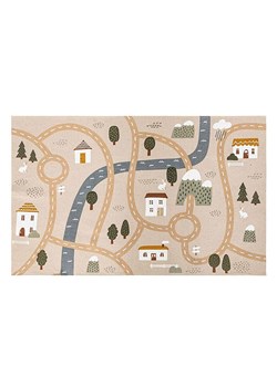 WellHome for Kids Bawełniany dywan w kolorze beżowym - 150 x 100 cm ze sklepu Limango Polska w kategorii Tekstylia dziecięce - zdjęcie 186403589