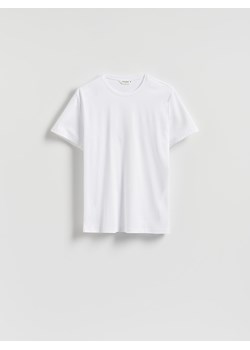 Reserved - T-shirt regular z modalem - biały ze sklepu Reserved w kategorii T-shirty męskie - zdjęcie 186405395