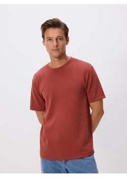 Reserved - T-shirt regular z modalem - miedziany ze sklepu Reserved w kategorii T-shirty męskie - zdjęcie 186405946