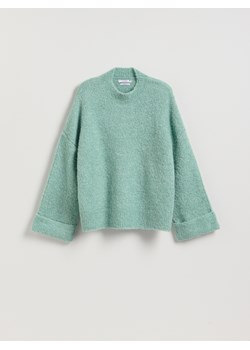 Reserved - Sweter z dodatkiem wełny - jasnoturkusowy ze sklepu Reserved w kategorii Swetry damskie - zdjęcie 186409808