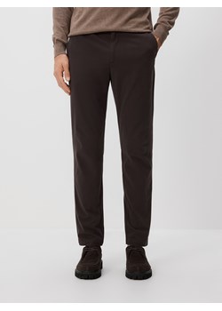 Reserved - Spodnie chino slim fit - ciemnobrązowy ze sklepu Reserved w kategorii Spodnie męskie - zdjęcie 186411036