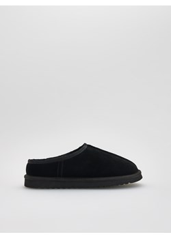 Reserved - Skórzane mule - czarny ze sklepu Reserved w kategorii Kapcie męskie - zdjęcie 186411125