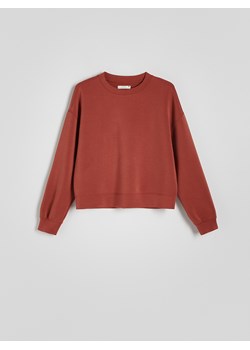 Reserved - Bluza z dodatkiem modalu - miedziany ze sklepu Reserved w kategorii Bluzy damskie - zdjęcie 186412467