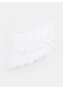 Sinsay - Skarpetki basic 5 pack - biały ze sklepu Sinsay w kategorii Skarpetki męskie - zdjęcie 186413767