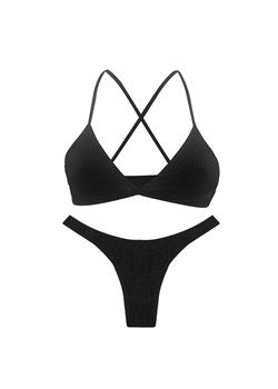 Bawełniany komplet bielizny - Czarny S ze sklepu Intimica.pl w kategorii Komplety bielizny damskiej - zdjęcie 186414219