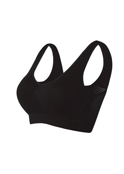 Biustonosz sportowy z siateczką - Czarny 6XL ze sklepu Intimica.pl w kategorii Biustonosze - zdjęcie 186414929