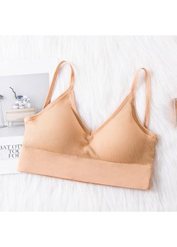 Biustonosz w sportowym stylu - Beżowy Uniwersalny - id: 8677191221577 - marki Intimica - 186414996 Biustonosz w sportowym stylu - Beżowy Uniwersalny ze sklepu Intimica.pl w kategorii Biustonosze - zdjęcie 186414996