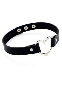 Choker serduszko - Czarny ze sklepu Intimica.pl w kategorii Naszyjniki - zdjęcie 186415658