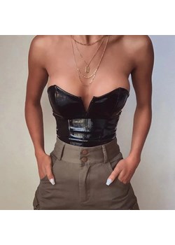 Lateksowe body - Czarny S ze sklepu Intimica.pl w kategorii Body damskie - zdjęcie 186420536