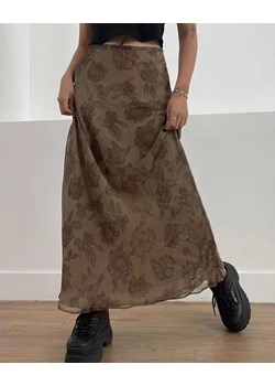 Spódnica maxi khaki - Khaki S ze sklepu Intimica.pl w kategorii Spódnice - zdjęcie 186423579