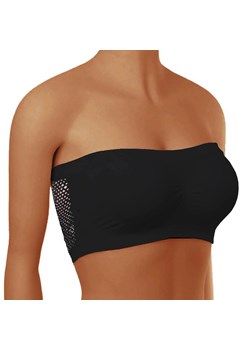 Uniwersalny biustonosz sportowy bandeau - Czarny S ze sklepu Intimica.pl w kategorii Biustonosze - zdjęcie 186425247