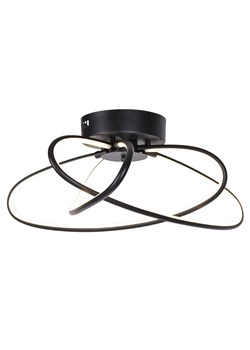 Czarna lampa sufitowa LED elipsy - S033-Orda ze sklepu Edinos.pl w kategorii Lampy sufitowe - zdjęcie 186426388