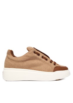 Sneakersy Max Mara Maxiwk 2524766012650 Brązowy ze sklepu eobuwie.pl w kategorii Buty sportowe damskie - zdjęcie 186426459