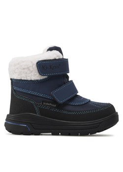 Śniegowce Kickers Kickbeddy 910760-30-10 M Granatowy ze sklepu eobuwie.pl w kategorii Buty zimowe dziecięce - zdjęcie 186426505
