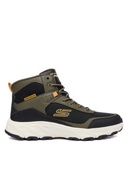 Trekkingi Skechers Hillcrest 2.0 237804 OLBK Khaki ze sklepu eobuwie.pl w kategorii Buty trekkingowe męskie - zdjęcie 186426545
