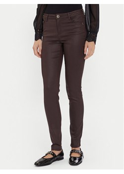 Morgan Jeansy 252-PALAO Brązowy Slim Fit ze sklepu MODIVO w kategorii Jeansy damskie - zdjęcie 186427239