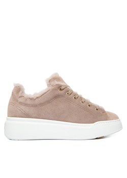Max Mara Sneakersy Tmaxi1 2524766172650 Beżowy ze sklepu MODIVO w kategorii Buty sportowe damskie - zdjęcie 186427247