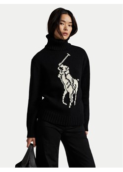 Polo Ralph Lauren Golf 211978329002 Czarny Relaxed Fit ze sklepu MODIVO w kategorii Swetry damskie - zdjęcie 186429547