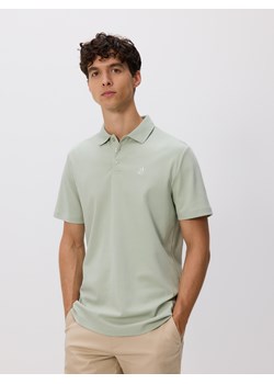 Reserved - Koszulka polo regular fit - jasnozielony ze sklepu Reserved w kategorii T-shirty męskie - zdjęcie 186430109