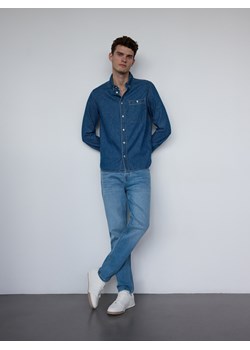 Reserved - Jeansy slim fit - niebieski ze sklepu Reserved w kategorii Jeansy męskie - zdjęcie 186430286