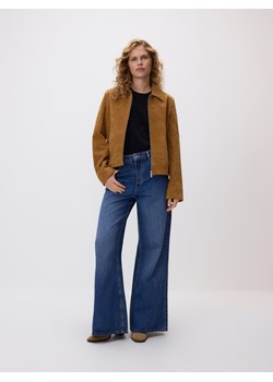 Reserved - Jeansy wide leg - niebieski ze sklepu Reserved w kategorii Jeansy damskie - zdjęcie 186430447