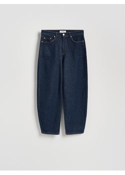 Reserved - Jeansy barrel leg - indigo jeans ze sklepu Reserved w kategorii Jeansy damskie - zdjęcie 186431267