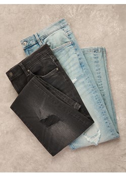 Reserved - Jeansy carrot slim z przetarciami - niebieski ze sklepu Reserved w kategorii Jeansy męskie - zdjęcie 186432295